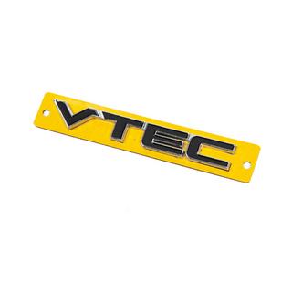 VTEC uzraksts melns ar hromu (110x15 mm) foto 2
