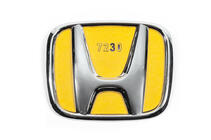Honda Emblēma (hromēta, pašlīmējoša) 97 x 80 mm foto 1
