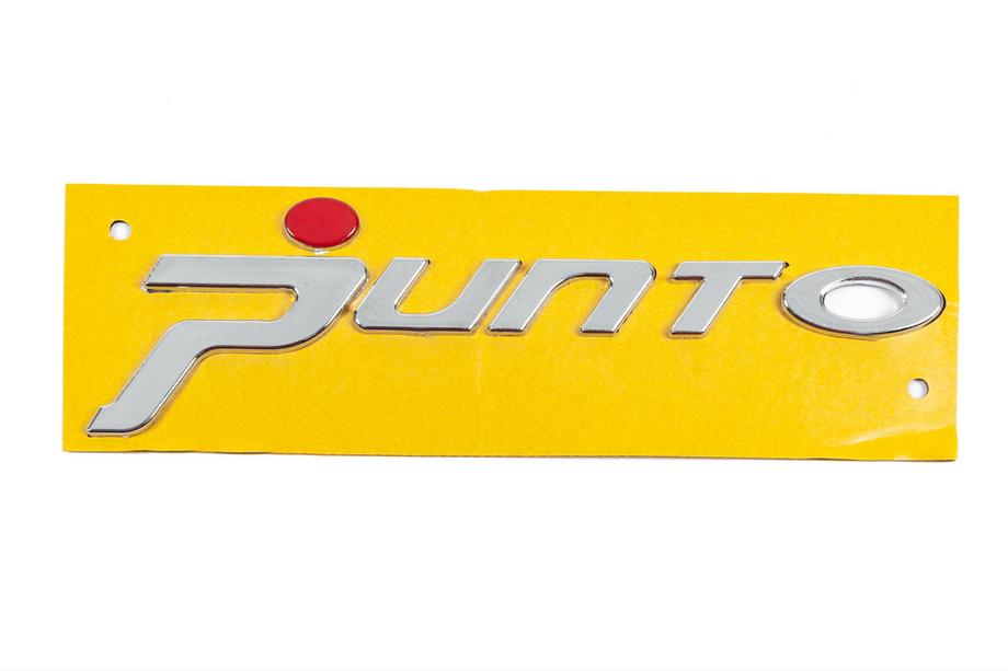 Fiat Punto Grande/EVO 2006–2018 Punto uzraksts Grande modelim (sarkans punkts, 1518b) Image