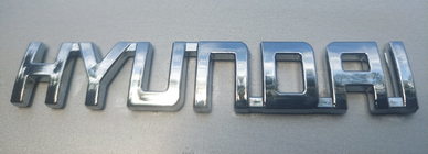 Hyundai uzraksts (10.0 cm x 1.5 cm) foto 3
