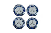 Mercedes-Benz Uzlīmes disku centra vāciņiem 56 mm J1017 (4 gab.) foto 2