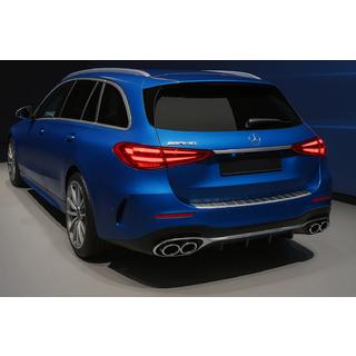 Aizmugurējā bampera uzlika Carmos matēta (SW, nerūsējošais tērauds) Mercedes C klase W206 2022– foto 1