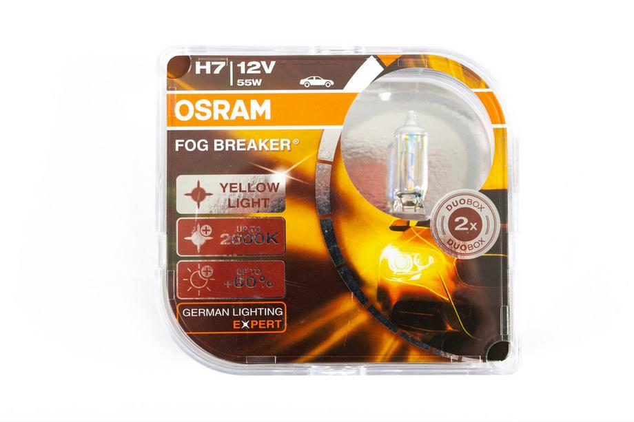 Osram H7 55W Fog Breaker 62210FBR priekšējā luktura spuldze Image