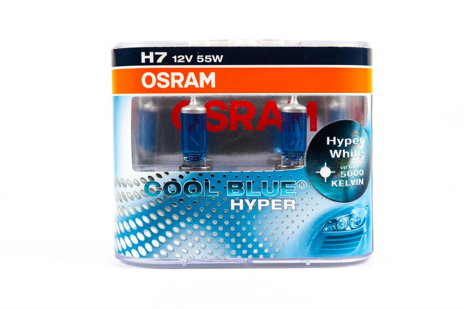 Osram H7 55W Cool Blue Hyper 62210CBH priekšējā luktura spuldze Image