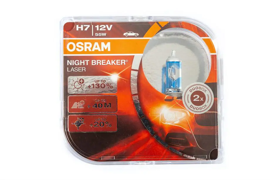 Osram H7 55W Night Breaker Laser 130% 64210NBL priekšējo lukturu spuldze Image