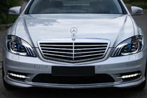 Mercedes S-class W221 2005–2013 Restailinga priekšējie lukturi (Maybach dizains X222) foto 4