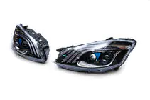 Mercedes S-class W221 2005–2013 Restailinga priekšējie lukturi (Maybach dizains X222) foto 6