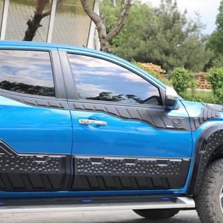Augšējās durvju līstes 2019+ (6 gab., ABS) Mitsubishi L200 2015–2024 foto 1