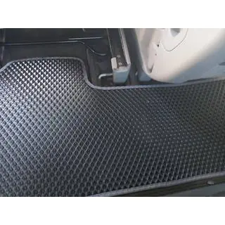 Auto paklājiņi (3 rindas, EVA, melni) foto 3