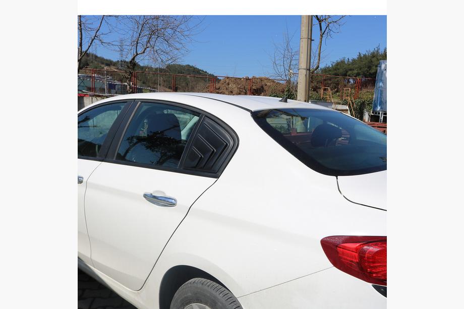 Fiat Tipo 2016– Aizmugurējo logu uzlikas EuroCap (2 gab., ABS) Image