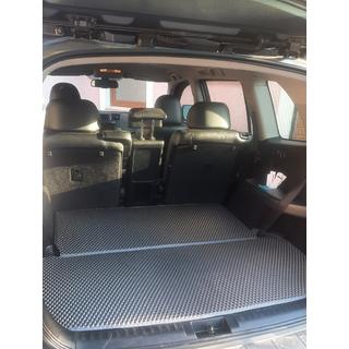 EVA bagāžnieka paklājiņš (2 daļas, melns) Toyota Highlander 2008–2013 foto 1