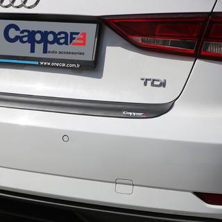 Aizmugurējā bufera hromētā uzlika EuroCap (2017-2020, ABS) Audi A3 2012–2020 foto 3