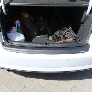 Aizmugurējā bufera hromētā uzlika EuroCap (2017-2020, ABS) Audi A3 2012–2020 foto 4