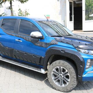 Riteņu arku paplašinājumi V2 (2019+, EuroCap) Mitsubishi L200 2015–2024 foto 1