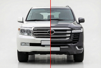 Toyota Land Cruiser 200 2007–2021 Restailinga komplekts LC 300 High-Line (pilns komplekts) foto 1