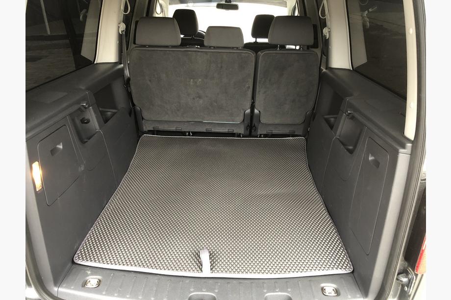 Volkswagen Caddy 2010–2015 Bagāžnieka paklājiņš V2 MAXI (EVA, melns) Image