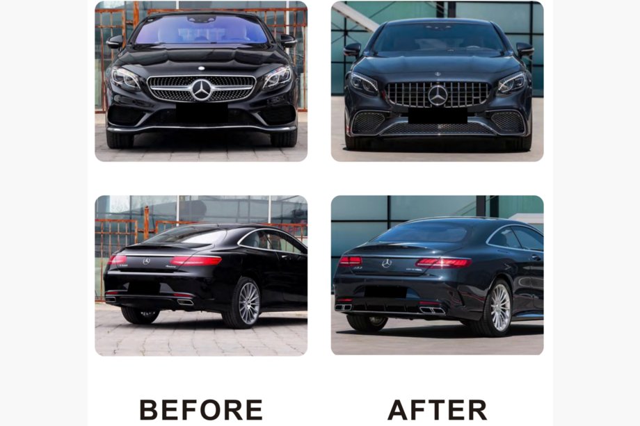 Mercedes S-class C217 Coupe 2014–2020 Virsbūves komplekts S65 AMG Image