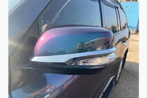Lexus LX570/450d 2008–2022 Hromētas spoguļa apdares līstes 2012↗ kreisā/vadītāja puse (1 gab.) foto 2