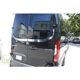 Aizmugurējā stikla apmale V-2 Carmos (2 gab., nerūsējošais tērauds) Mercedes Sprinter W907/W910 2018– foto 3