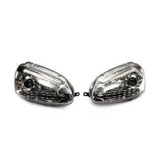 Priekšējie lukturi ar LED gaismām Silver (2 gab.) Volkswagen Golf 5 2003–2009 foto 4