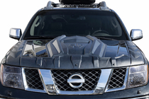 Nissan Navara 2006–2015 Motora pārsega uzlika (ABS) foto 2