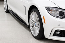 BMW 4 sērija F32/F33/F36 2012–2020 Sānu sliekšņi EuroCap (melni) foto 1