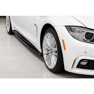Sānu sliekšņi EuroCap (melni) BMW 4 sērija F32/F33/F36 2012–2020 foto 1