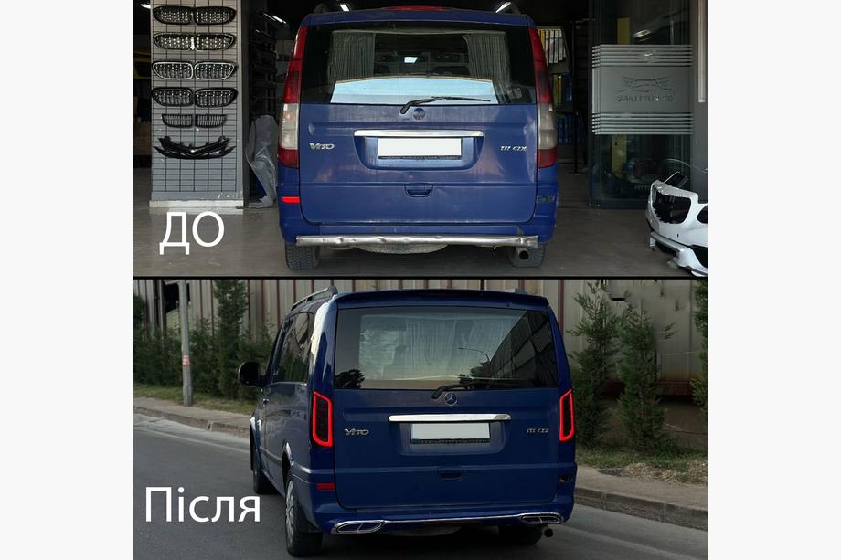 Mercedes Vito W639 2004–2014 Restaila komplekts W447 Maybach stilā Foto 2