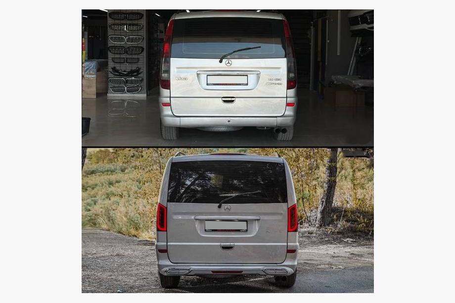 Mercedes Vito W639 2004–2014 Restaila komplekts W447 Maybach stilā Foto 9