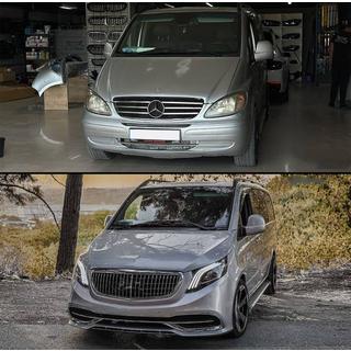 Restaila komplekts W447 Maybach stilā Mercedes Viano 2004–2014 foto 4