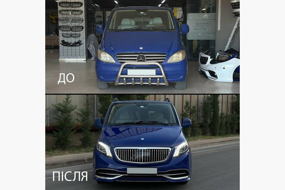 Mercedes Viano 2004–2014 Restaila komplekts W447 Maybach stilā Foto 9