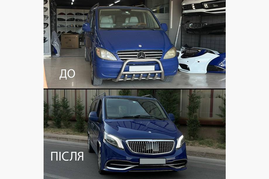 Mercedes Viano 2004–2014 Restaila komplekts W447 Maybach stilā Foto 8