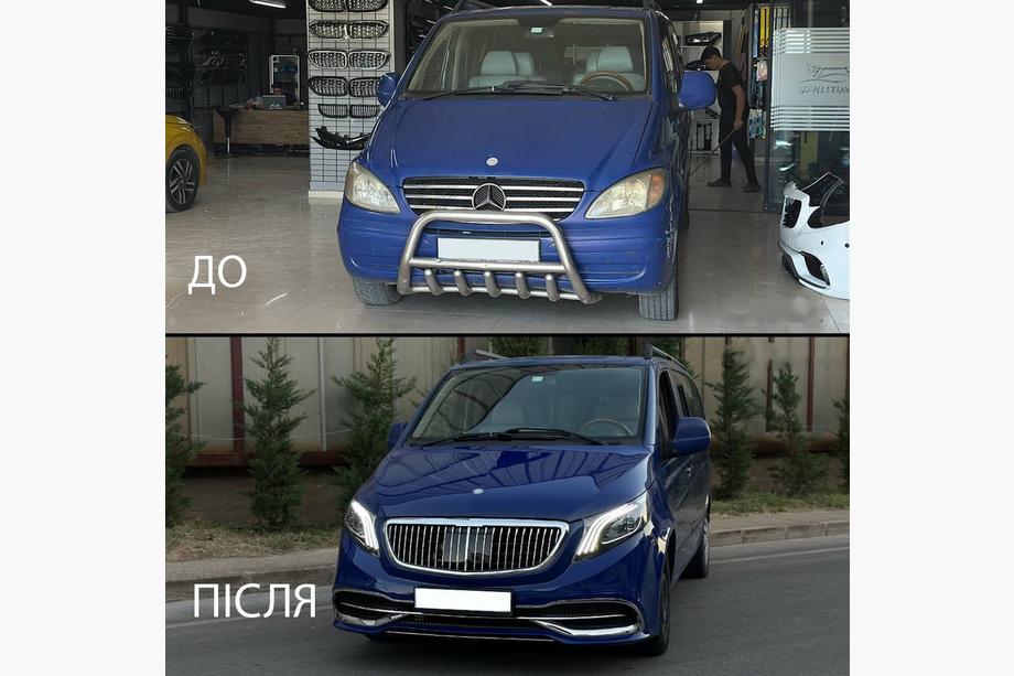 Mercedes Viano 2004–2014 Restaila komplekts W447 Maybach stilā Foto 1