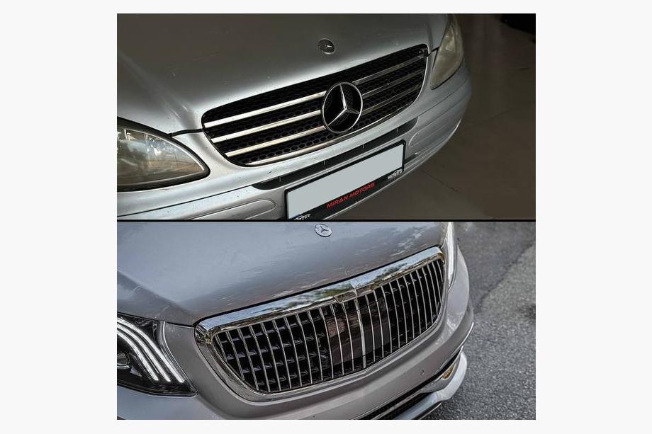 Mercedes Viano 2004–2014 Restaila komplekts W447 Maybach stilā Foto 5
