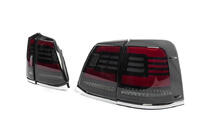 Toyota Land Cruiser 200 2007–2021 Aizmugurējie lukturi 2008-2015 (Sequential Red) foto 4