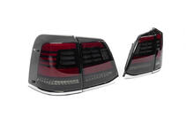 Toyota Land Cruiser 200 2007–2021 Aizmugurējie lukturi 2008-2015 (Sequential Red) foto 3