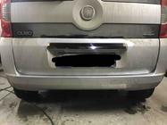Peugeot Bipper 2008–2017 Uzlika virs numura zīmes (nerūsējošais tērauds) OmsaLine – itāļu nerūsējošais tērauds foto 6