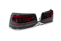 Toyota Land Cruiser 200 2007–2021 Aizmugurējie lukturi 2016-2021 (Sequential Red Plus) foto 4