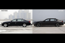 BMW 7. sērija F01/F02 2008–2015 Restaila komplekts G12 M760 (ar bagāžnieka vāka un aizmugurējo spārnu nomaiņu) foto 132