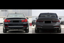 BMW 7. sērija F01/F02 2008–2015 Restaila komplekts G12 M760 (ar bagāžnieka vāka un aizmugurējo spārnu nomaiņu) foto 131
