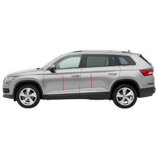 Carmos šaura durvju līste (nerūsējošais tērauds) Skoda Kodiaq 2016–2023 foto 1