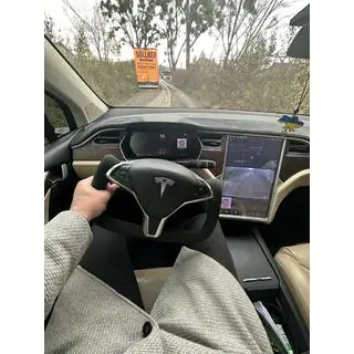 Stūre šturval tipa (Alcantara, ar apsildi) Tesla Model X 2015– foto 2