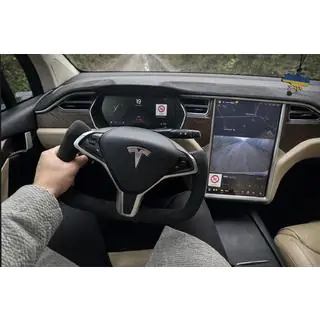 Stūre šturval tipa (Alcantara, ar apsildi) Tesla Model X 2015– foto 1