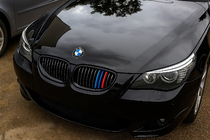 BMW 5. sērija E60/E61 2003–2010 Nieru režģi (3 gab.) foto 1