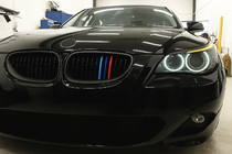 BMW 5. sērija E60/E61 2003–2010 Nieru režģi (3 gab.) foto 3