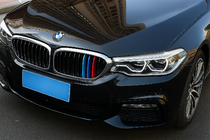 BMW 5. sērija G30/G31 2017–2023 Režģa uzlikas (2017-2020, 3 gab.) foto 4