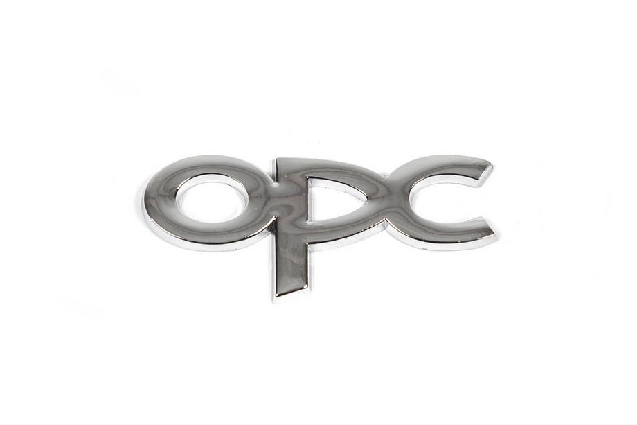 Opel Metāla bagāžnieka vāka emblēma OPC (Hroms) Foto 1