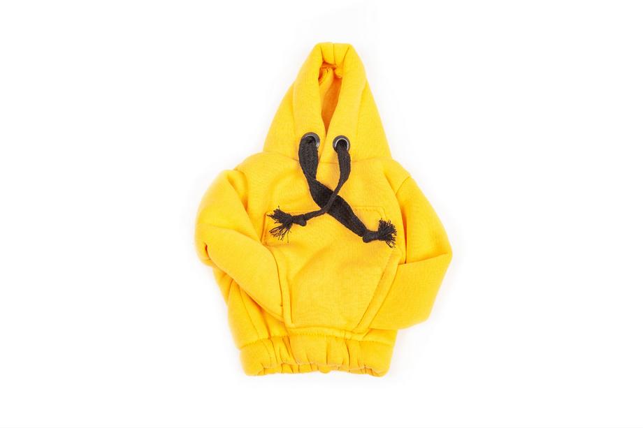 Ātrumpārslēga pārvalks "hoodie" (dzeltens, melna aukliņa) Foto 2