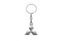 Mitsubishi Metāla atslēgu piekariņš ar Mitsubishi logotipu foto 1
