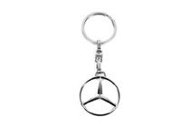 Mercedes-Benz Metāla atslēgu piekariņš ar Mercedes logotipu foto 1